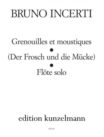 Der Frosch und die Mcke fr Flte solo