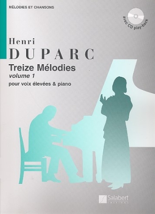 13 Melodies vol.1 (+CD) pour voix leves et piano  (ton originale)