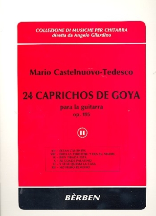 24 caprichos de Goya op.195 vol.2 (Nr.7-12)  para guitarra