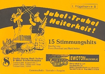 Jubel Trubel Heiterkeit fr Blasorchester Flgelhorn 1 in B