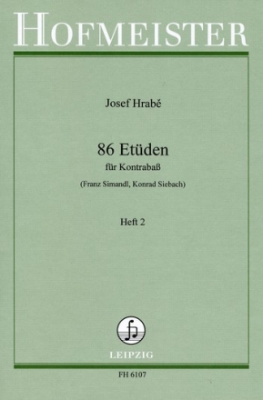 86 Etden Band 2 (Nr.45-86) fr Kontraba