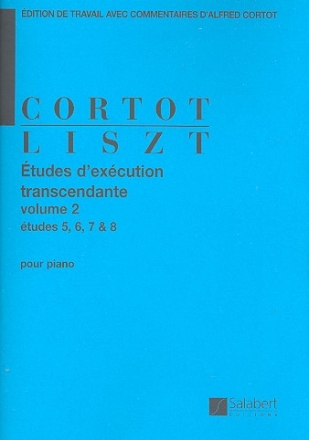 tudes d'execution transcendante vol.2 (nos.5-8) pour piano