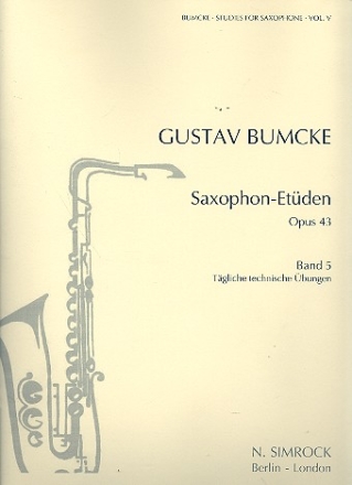 Etüden op.43 Band 5 - Tägliche Übungen für Saxophon