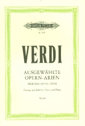 Ausgewhlte Opern-Arien fr Tenor und Klavier (it/dt)