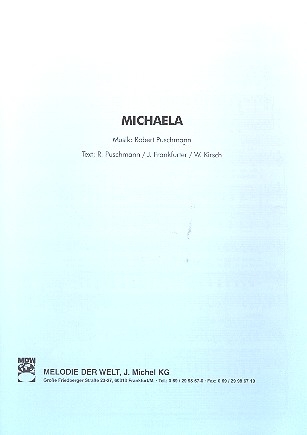Michaela fr Gesang und Klavier Einzelausgabe (dt)