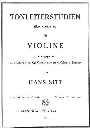 Tonleiterstudien fr Violine