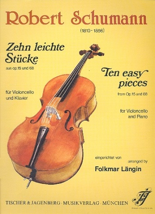 10 leichte Stcke aus op.15 und op.68 fr Violoncello und Klavier