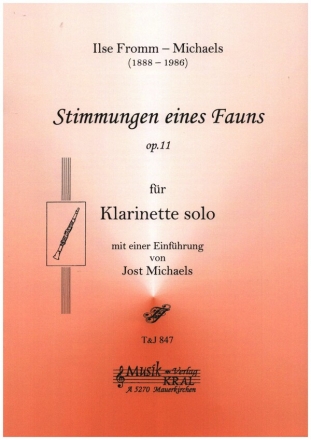 Stimmungen eines Fauns op.11 fr Klarinette