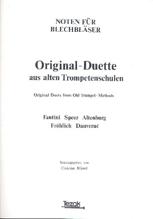 Original-Duette aus alten Trompetenschulen fr 2 Trompeten Spielpartitur