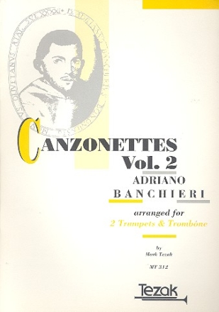 Canzonette Band 2 fr 2 Trompeten und Posaune Partitur und 3 Stimmen