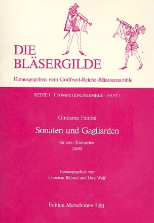 Sonaten und Gagliarden fr 2 Trompeten Partitur