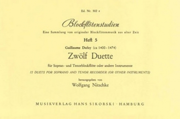 Blockflötenstudien Band 5 12 Duette