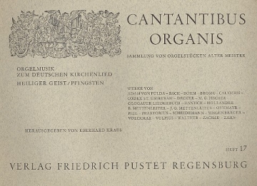 Orgelmusik zum deutschen Kirchenlied Heiliger Geist / Pfingsten