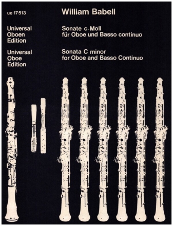 Sonate c-Moll für Oboe und Bc  Partitur und  Stimmen