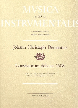 Conviviorum deliciae Band 1 fr 6 Streicher Partitur