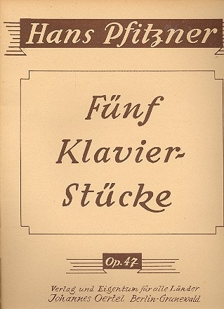 5 Klavierstcke op.47  