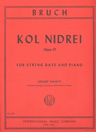 Kol nidrei op.47 for double bass and piano