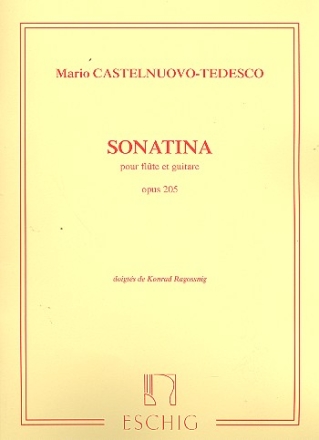 Sonatina op.205 pour flute et guitare