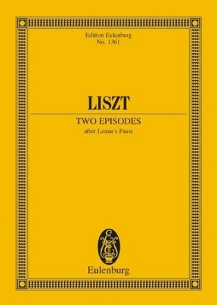 2 Episodes from Lenau's Faust for orchestra study score