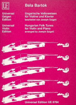 Ungarische Volksweisen fr Violine und Klavier