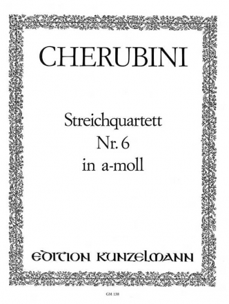 Streichquartett a-Moll Nr.6  Stimmen