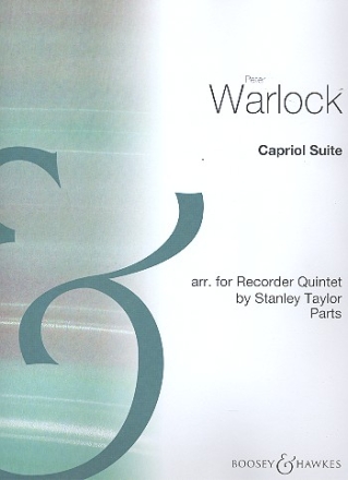 Capriol Suite for 5 recorders (SAATB) parts