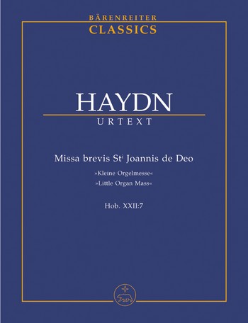 Missa brevis St. Johannis de deo Hob.XXII:7 fr Soli, Chor und Orchester Studienpartitur