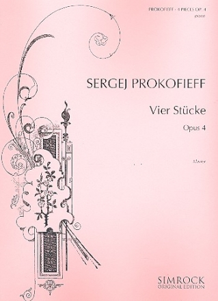 4 Stcke op.4 fr Klavier