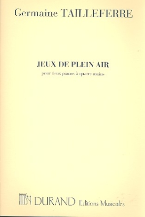 Jeux de plein air  pour 2 pianos  4 mains 2 partitions