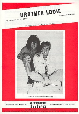 Brother Louie fr Gesang und Klavier Einzelausgabe