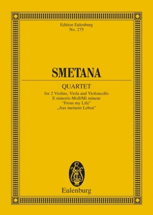 Streichquartett e-Moll fr 2 Violinen, Viola und Violoncello Studienpartitur