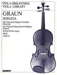 Sonata B-Dur fr Viola und obligates Cembalo (Klavier)