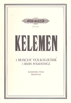 3 irische Volkslieder fr gem Chor Partitur