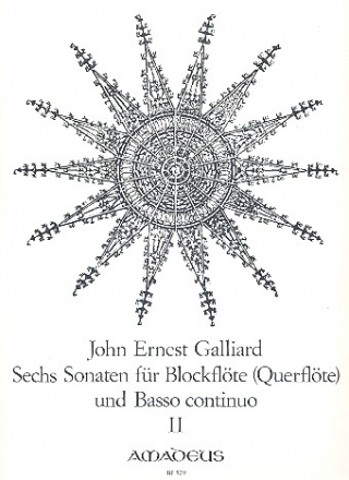 6 Sonaten Band 2 (Nr.4-6) fr Blockflte und Bc