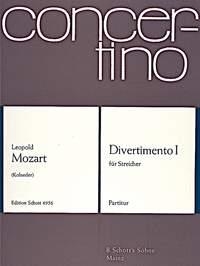 Divertimento I fr 2 Violinen und Violoncello Partitur