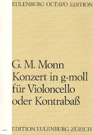 Konzert g-Moll für Violincello und Orchester Partitur