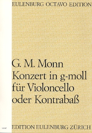 Konzert g-Moll fr Violoncello und Orchester Partitur