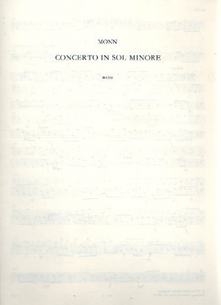 Konzert - fr Violoncello und Orchester Cello/Ba