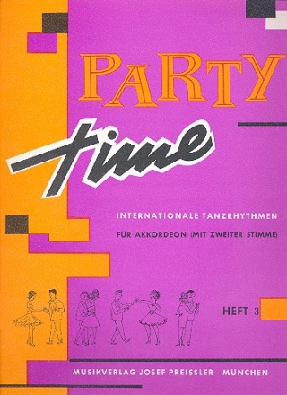 Party Time Band 3 Internationale Tanzrhythmen fr Akkordeon (mit 2. Stimme)
