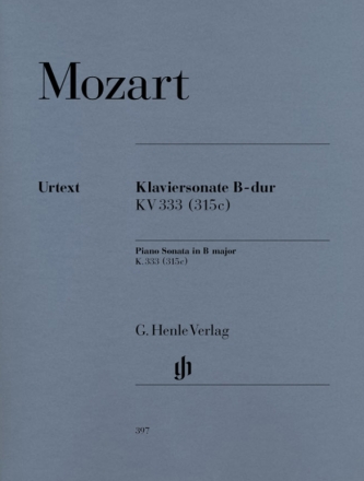 Sonate B-Dur KV333 fr Klavier
