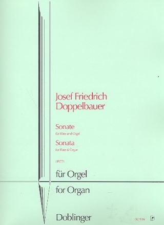 Sonate fr Flte und Orgel