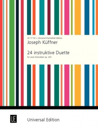24 instruktive Duette op.200 fr 2 Klarinetten Spielpartitur