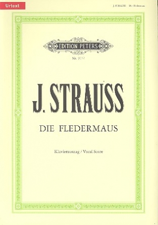 Die Fledermaus  Klavierauszug (dt)