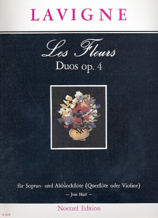Les Fleurs Duos op.4  fr 2 Blockflten (S/A) oder Querflte und Violine Spielpartitur