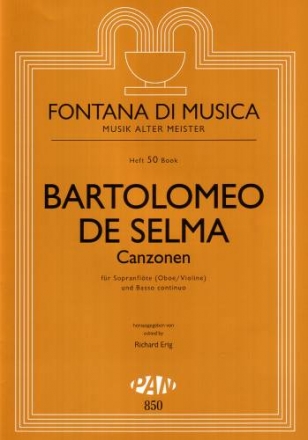 Canzonen fr Sopranflte (Oboe/Violine) und Bc