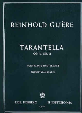 Tarantella op. 9,2 fr Kontrabass und Klavier