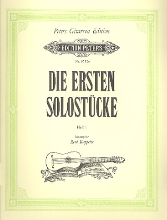 Die ersten Solostcke Band 1 fr Gitarre