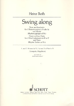 Swing along fr 2 Blasinstrumente in B (Es) und Klavier 1. und 2. Stimme in B (Trompete/Flgelhorn)