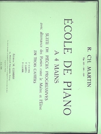 cole de piano  4 mains vol.3 op.129