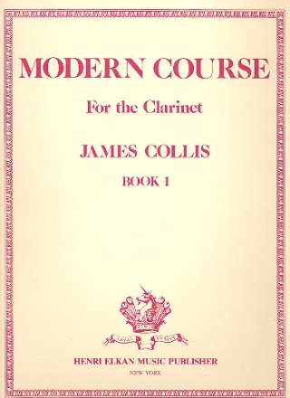 Modern course vol.1 for clarinet
